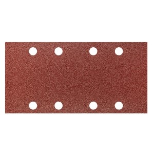 Hartie abraziva cu Velcro 93x185mm, K80, cu gauri - set 5 buc