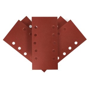 Hartie de slefuit Velcro 115 x 230 mm, K240, 5 buc, cu perforatii
