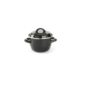 Hendi professzionális mini leves- és mártásos edény fedéllel, 0,6 literes, 13,5 cm átmérőjű x 10,3 cm magas, 300 ml