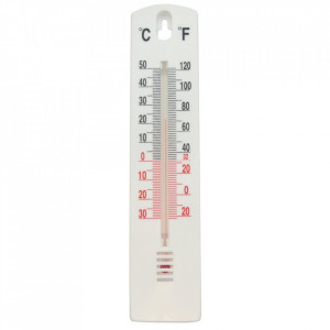 Hőmérő beltéri/kültéri, 200 x 44 x 8mm, -40° és +50°C között, Task