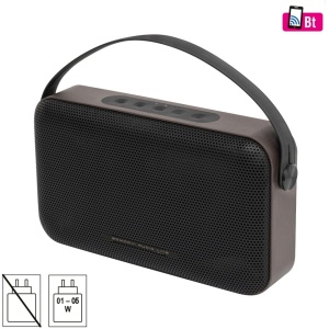 Hordozható hangszóró, bluetooth, USB, AUX, 2x8W, prémium hangzás, 18 óra üzemidő, SAL BT4000