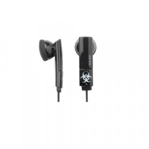 In-ear fejhallgató, 1m, fekete, veszély, Elecom - Img 2