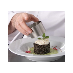 Inel decorare pentru patiserie si plating, 70x45 mm, inox, Hendi - Img 2