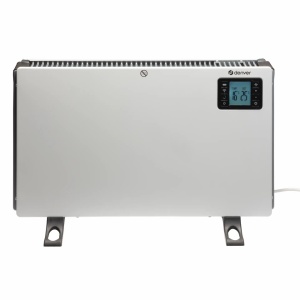 Intelligens elektromos konvektor / fűtőtest, wi-fi csatlakozás, Tuya alkalmazás, távirányító, 3 fokozat, 750W/1500W/2000W, ventilátor, Denver SCH-2105