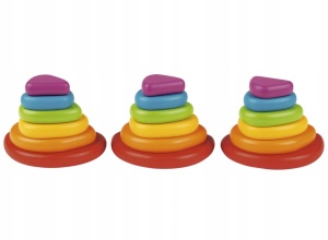 Joc 18 piese lemn pentru copii 1+, multicolor, Playtive - Img 1