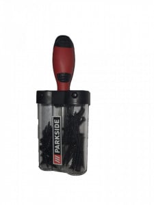 Készlet 81 darab, PH2 csavarhúzó, 50 csavar 3.9x25mm, 30 csavar 3.9x45mm, gipszkarton, doboz pánttal, Parkside - Img 3