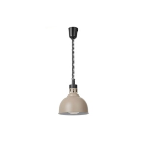 Lampă termică tip cupolă, cu reglare pe înălțime, HENDI, Bej, 230V/250W, ⌀250x(H)207mm