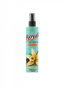 Légfrissítő, szobai illatosító, autó, 100 ml, mechanikus permetező, Sweet Vanilla, Royal