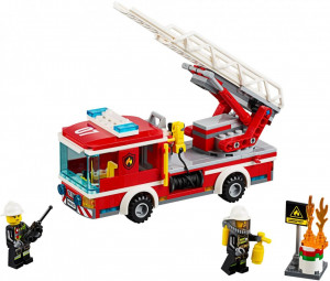 LEGO® City Camion de pompieri cu scara 60107 - Img 2