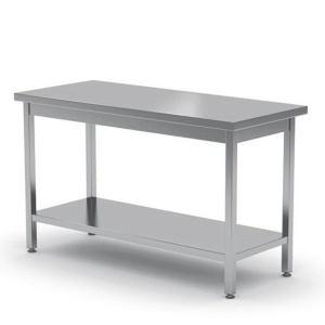 Masa de lucru centrala, cu raft, dimensiuni 1400x600x(H)850 mm - Img 2