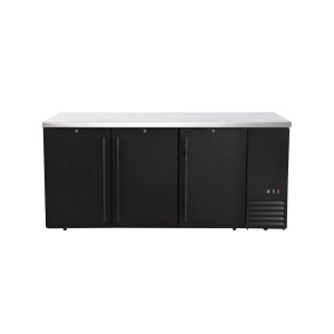Masă frigorifică de bar cu uși, Arktic, 6 rafturi, 493L, Negru, 230V/185W, 1826x631x(H)865mm