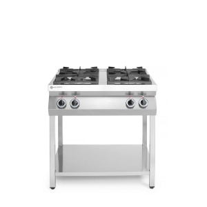 Masina de gatit cu 4 arzatoare pe stand deschis HENDI Smart, 2x3,5kW+2x6kW, 800x700x(H)900mm