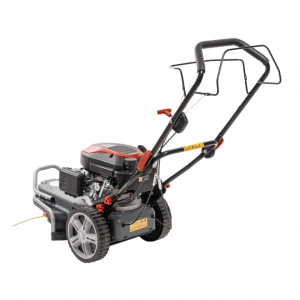 Masina pentru tuns iarba pentru teren denivelat, iarba mare, motor benzina 173 cm³, taiere cu guta, suprafata lucru 56cm, tractiune la roti, Dedra - Img 11
