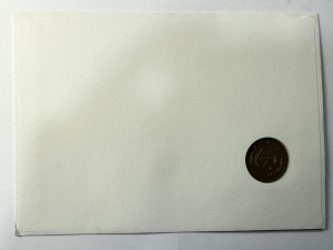 Mauritania 1992 – Plic filatelico-numismatic + monedă 10 Ouguiya necirculată (UNC) + timbru ștampilat Nouakchott - Img 2