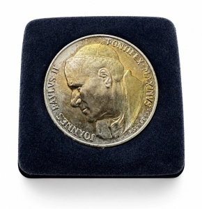 Medalie comemorativă Vatican, dedicată Papei Ioan Paul al II-lea