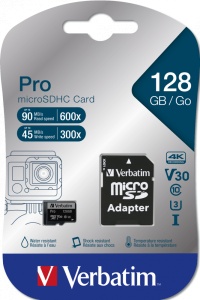 MEMORIE SD CARD VERBATIM 128GB CLASA 10 ADAPTOR INCLUS "47044" - Img 3