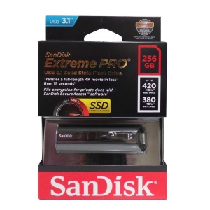 MEMORIE USB 3.1 SANDISK 256 GB, retractabila, carcasa aluminiu, negru, "SDCZ880-256G-G46" - Img 3
