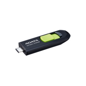 MEMORIE USB Type-C 3.2 ADATA 256 GB, retractabila, carcasa plastic, negru / verde "ACHO-UC300-256G-RBK/GN" - Img 2