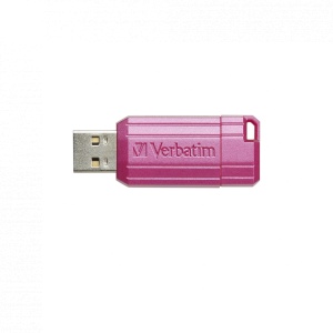MEMORIE USB VERBATIM PINSTRIPE 128GB StoreNGo USB 2.0 ROZ "49460" - Img 3