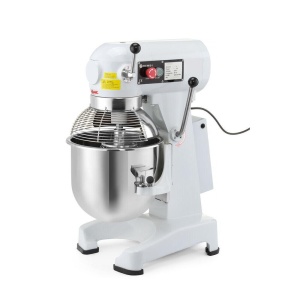 Mixer planetar spirala cu vas detasabil 3 viteze echipat cu roti pivotante vas, capac si spirala din inox 18/10 HENDI Smart, 20 litri 750 W, Viteza: 19/193 rpm, 400x500x (H) 850 mm - Img 2