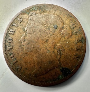 MONEDA COLONIALA BRITANICA - STRAITS SETTLEMENTS - 1 CENT 1901 - VICTORIA - Img 2