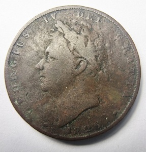 Moneda - Farthing 1826-George IV - Regatul Unit