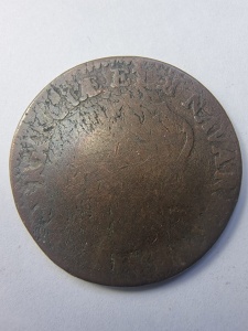 Monedă Franța – Louis XVI – 1 Sol (12 Deniers) – cca. 1774–1792 - Img 2