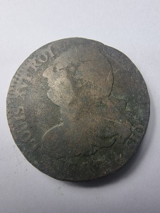 Moneda Franta - Ludovic XVI - 2 Sols 1792
