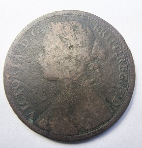 Moneda Regatul Unit - Victoria - 1 Penny 1874