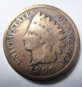 Moneda USA - Indian Head Cent 1897