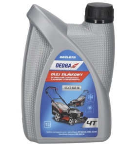 Motorolaj 4 ütemű motorhoz, SAE30, fűnyíró, elektromos generátor, 1 liter, Dedra