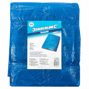 Nehéz pvc ponyva lap 6,1 x 3,6 m, UV ellenálló, vízálló,Silverline