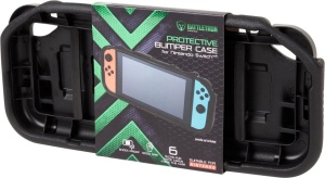 Nintendo Switch/OLED kompatibilis védőtok, EVA hab, 6 kártyahely, Battletron