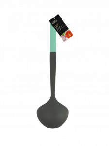 Nylon merőkanál, zöld-szürke, 32 cm, George Home - Img 2