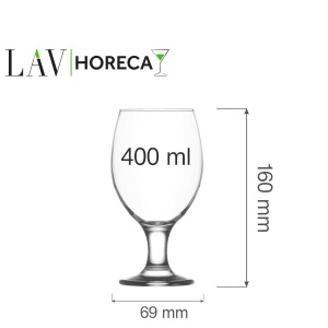 Pahar de bere Sofia, 400 ml, LAV - Img 2