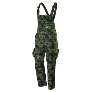 Pantaloni de lucru cu bretele CAMO, marimea S
