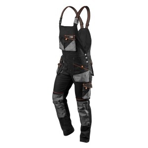 Pantaloni de lucru cu bretele HD Slim, marimea XXXL