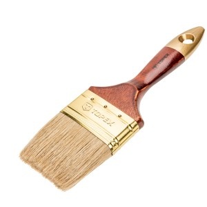 Pensula par natural,maner lemn, 3 "/ 76mm, pt vopsele in ulei