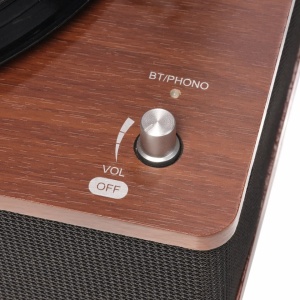 Pick-up vinil tip retro cu boxe incorporate, amplificare incorporata, bluetooth, Denver VPB-262 - Img 13