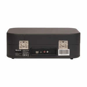 Pick-up vinil tip valiza cu boxe incorporate,amplificare incorporata, port USB transfer media, NEGRU, DENVER - Img 8