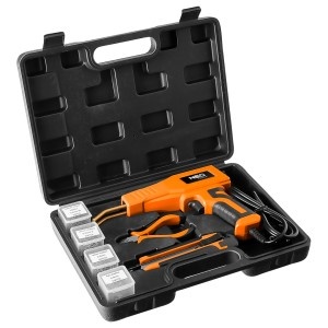 Pistol de capsat plastic 50W set + 200 capse, in BMC