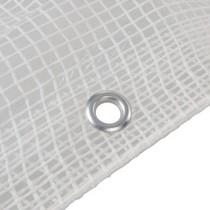 Ponyva textilerősítéssel, pvc nehéz ponyva 3 x 4 m, UV ellenálló, vízálló, Silverline - Img 5