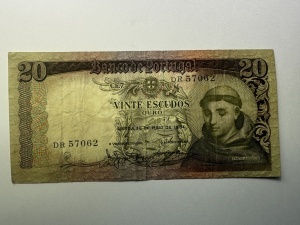 Portugalia - 20 Escudos 1964