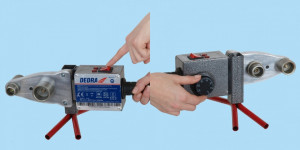 PPR forrasztótálca , fém készlet , 800 W -1500 W , 6 tálca 20-63mm , Dedra - Img 3