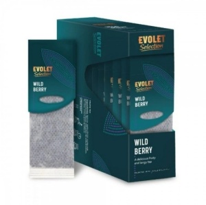 Prémium csomag 20 nagy teafilter, Selection WILD BERRY, bogyós gyümölcsök, 20 x 4g, Evolet