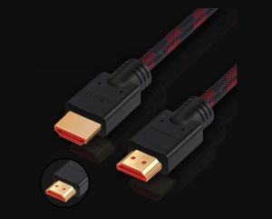 Prémium nagy sebességű HDMI kábel, 4K, 1m, Shuliancable - Img 4