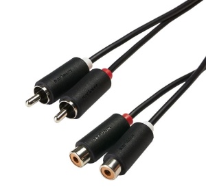 Prémium RCA RCA TATA audiokábel, 2 x RCA audió apu - 2 x RCA audio mum, 1,5m, 99,99% oxigénmentes réz vezetékek, Serioux - Img 2