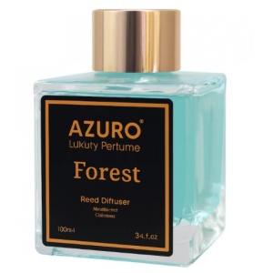 Prémium szobaillatosító bézs színű diffúzorral, 100ml, parfüm FORREST, Azuro