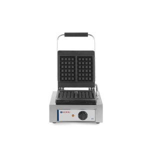 Professzionális gofrisütő, 1500 W, öntöttvas sütőfelület tapadásgátló bevonattal, 480x320x(H)226 mm, Hendi - Img 4