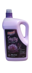 Professzionális mosószer, új formula, 5L, koncentrált, szálak helyreállítása, 200 mosás, virág illat, Royal Softy - Img 2